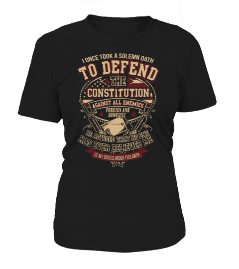 Veteran - Solemn oath to defend the constitution T-Shirt Women's T-Shirt