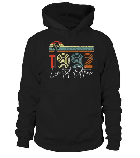 30 Year 1992 Vintage Limited Edition Hoodie Unisex