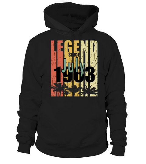 Birth Month July 1963 Vintage Hoodie Unisex