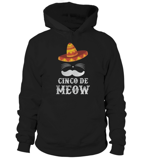 Funny Cat Cinco de mayo Hoodie Unisex