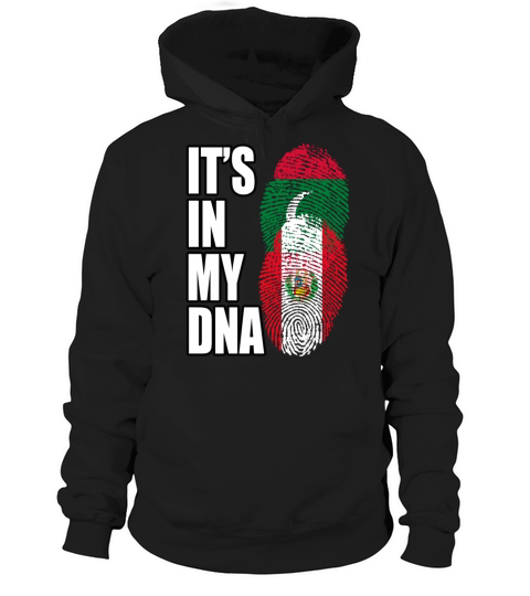 Maldivian And Peruvian Mix Heritage DNA Flag Hoodie Unisex