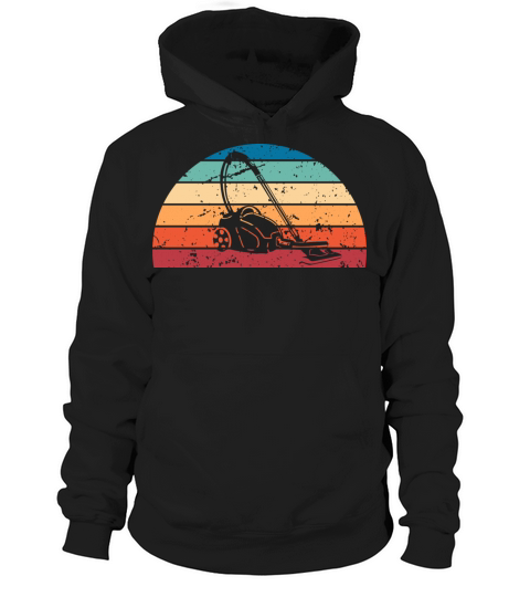 Retro Housekeeping Sunset Vintage cleaning Sunrise Hoodie Unisex