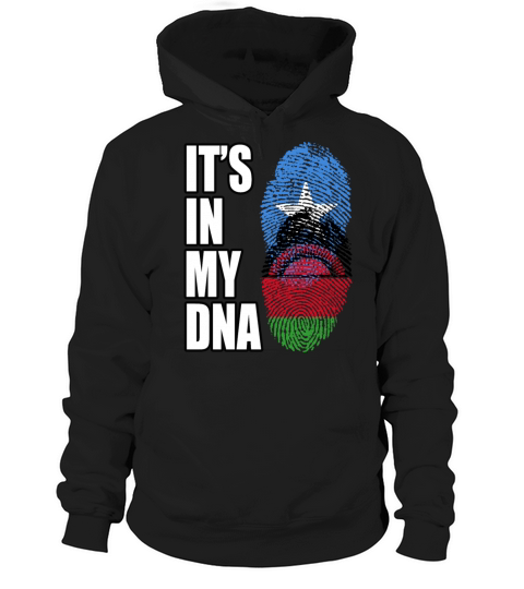 Somali And Malawian Vintage Heritage DNA Flag Hoodie Unisex