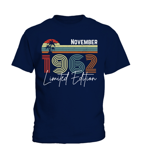 60 Years November 1962 Vintage Limited Edition Kids T-Shirt