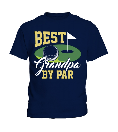 Best Grandpa By Par - Golf Kids T-Shirt