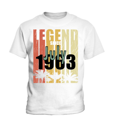 Birth Month July 1963 Vintage Kids T-Shirt