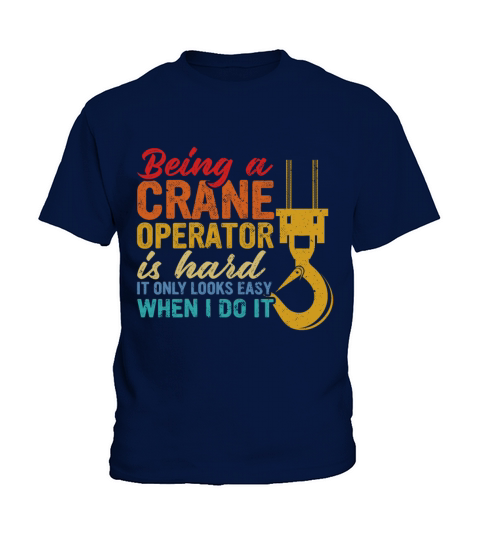 Crane Operator Driver Accessories Kids T-Shirt