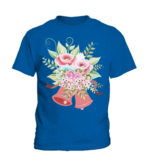 Flowers with Bell Florist Kids T-Shirt