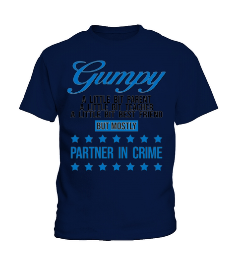 Funny Gumpy Partner In Crime 2020 Kids T-Shirt