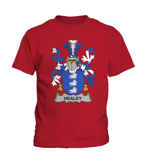 Healey Family Crest Irish Family Crests II Kids T-Shirt
