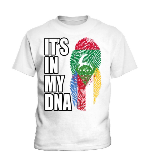 Maldivian And Comoran Mix Heritage DNA Flag Kids T-Shirt
