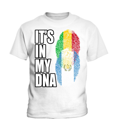 Malian And Guatemalan Mix Heritage DNA Flag Kids T-Shirt