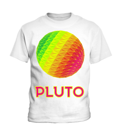 Ultraviolet Pluto I Kids T-Shirt
