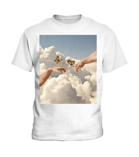 Vintage Cloud Aesthetic Dreamcore Angelcore Kids T-Shirt