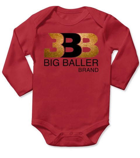 BBB Big Baller Brand Tee Shirt Long Sleeve Baby One-Piece