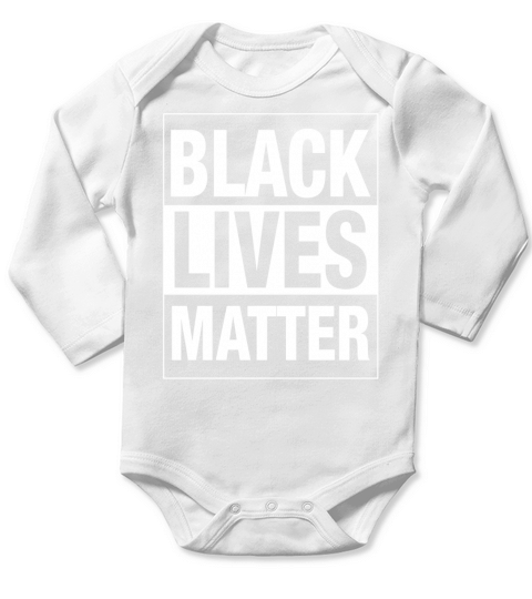 BLACK LIVES MATTER Long Sleeve Baby One-Piece