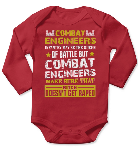 combat engineers infantry may be the Long Sleeve Baby One-Piece