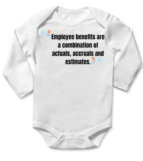 Combination of Employee benefits Long Sleeve Baby One-Piece