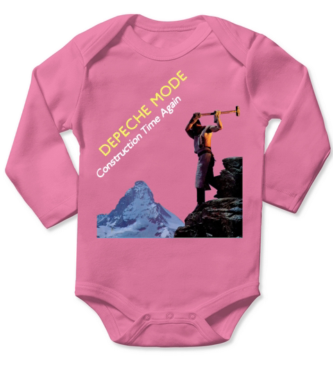 Depeche Mode, Construction Time Again Album Long Sleeve Baby One-Piece