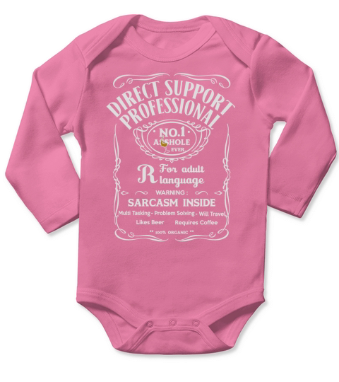 DIRECT SUPPORT PROFESSIONAL Multi Wishkey Long Sleeve Baby One-Piece