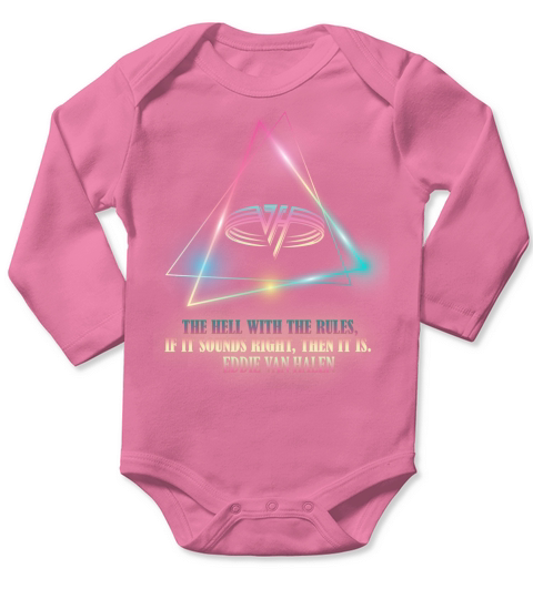 Eddie Van Halen Quote Long Sleeve Baby One-Piece