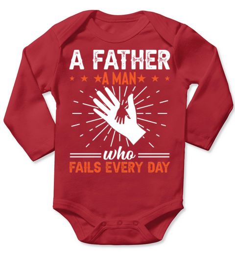 Fathers day Gift T Shirt Long Sleeve Baby One-Piece