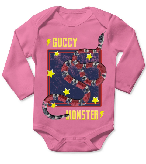 guccy monster Long Sleeve Baby One-Piece