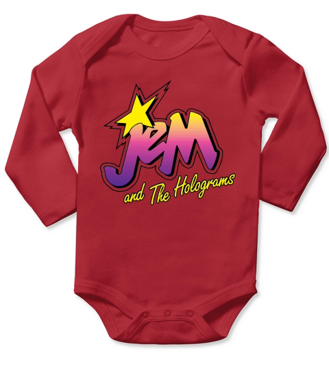 Jem Et Les Hologrammes Long Sleeve Baby One-Piece