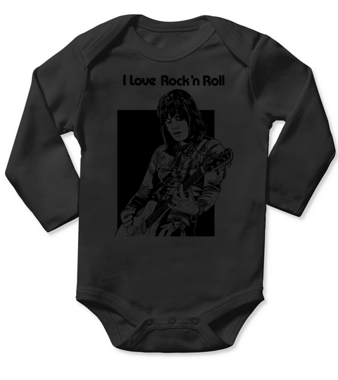Joan Jett - I Love Rock n Long Sleeve Baby One-Piece