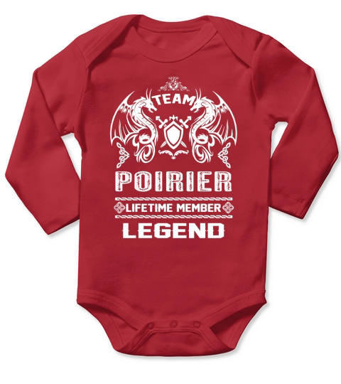 POIRIER team lifetime member legend Long Sleeve Baby One-Piece