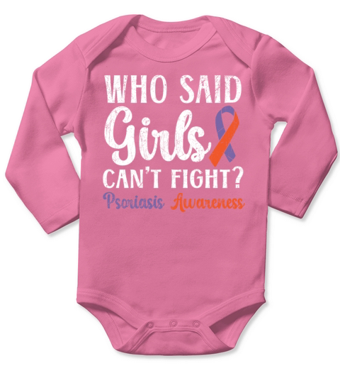 Psoriasis Warrior Skin Disease Psoriasis Awareness Long Sleeve Baby One-Piece