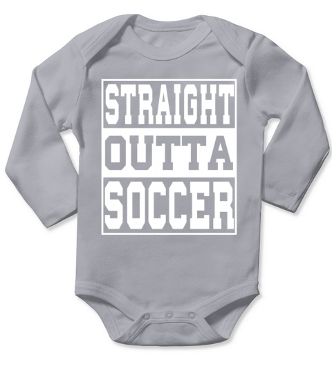 Soccer Saying funny Long Sleeve Baby One-Piece