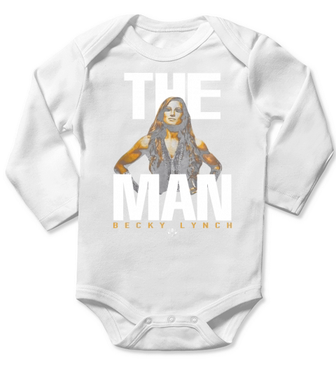 The Man Becky Lynch Long Sleeve Baby One-Piece