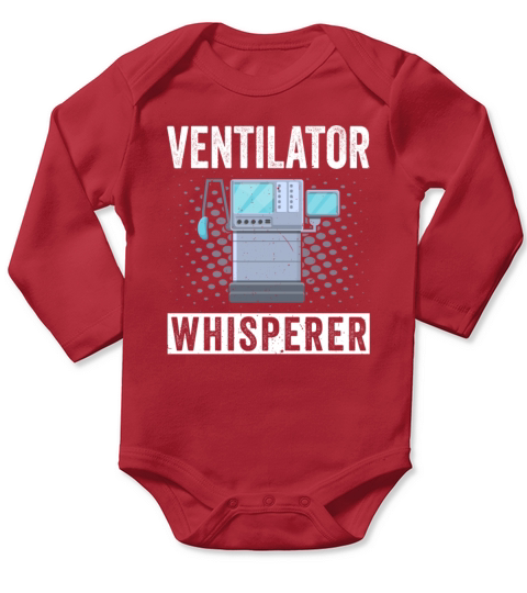 Ventilator Whisperer - Lungs Therapy Therapist RT Long Sleeve Baby One-Piece