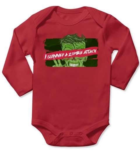 Zombies Long Sleeve Baby One-Piece