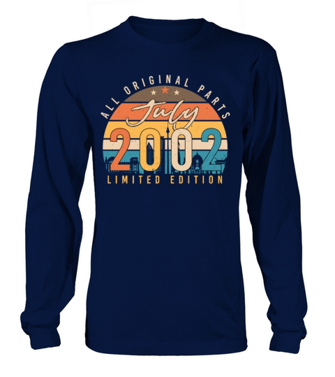 2002 July 20th Anniversary Long sleeved Unisex
