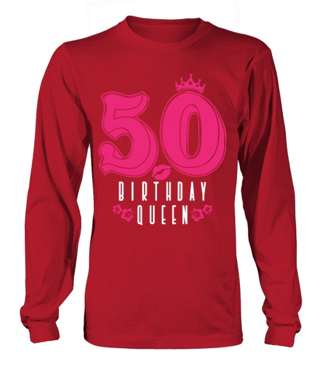 50th Birthday 50 Fifty Fiftieth Age Anniversary Long sleeved Unisex