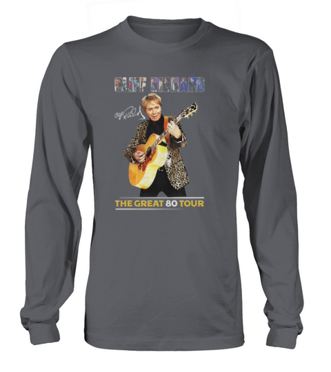 Cliff Richard signature the great 80 tour shirt Long sleeved Unisex