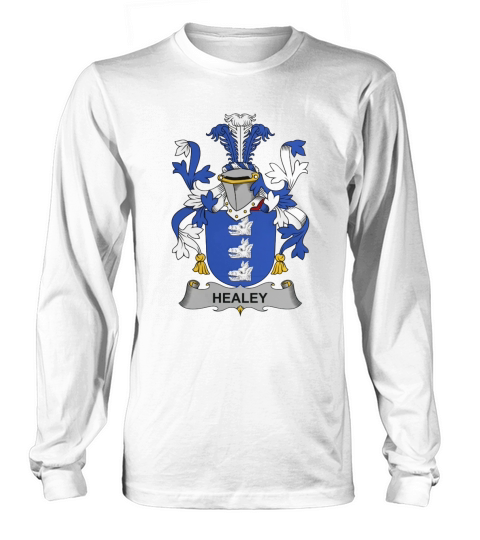 Healey Family Crest Irish Family Crests II Long sleeved Unisex