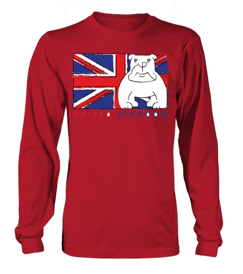 Union Jack Bulldog Long sleeved Unisex