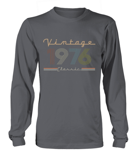 Vintage 1976 Classic Long sleeved Unisex
