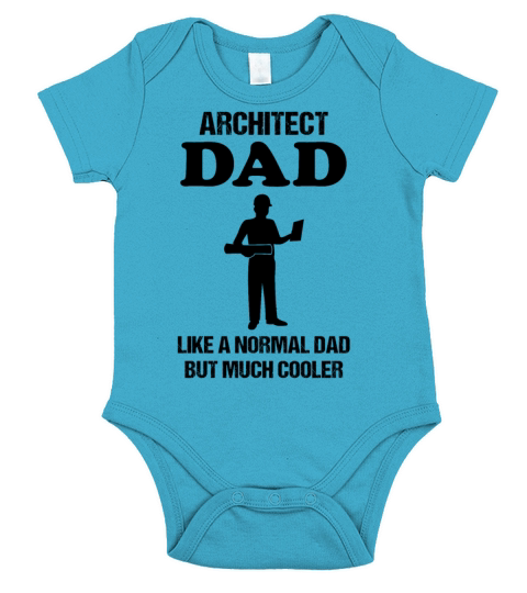 Architect Dad Quote Craftsman Profession Gift Short Sleeve Baby One-Piece