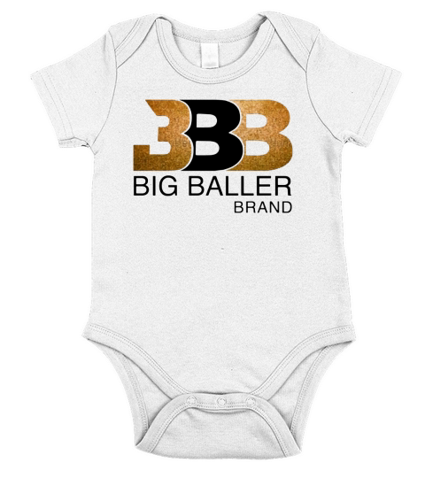 BBB Big Baller Brand Tee Shirt Short Sleeve Baby One-Piece