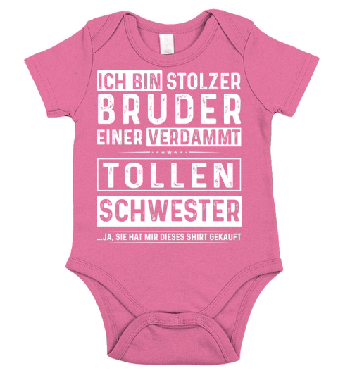 Bestes Geschenk für deinen Bruder Short Sleeve Baby One-Piece