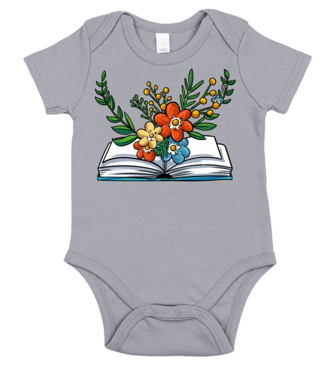 Bookworm Book Love Gift Short Sleeve Baby One-Piece