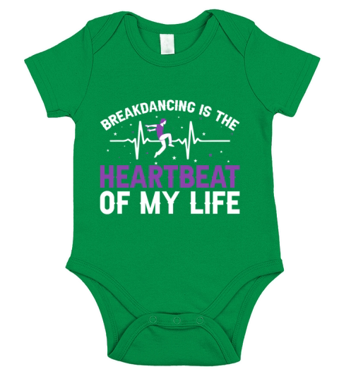Breakdancing Is the Best Part of My Days Funny Short Sleeve Baby One-Piece