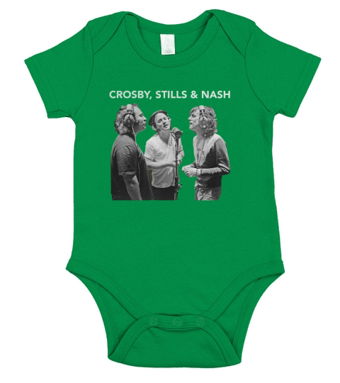 Crosby Stills and Nash Tshirt Short Sleeve Baby One-Piece