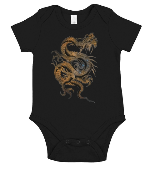 Dragon TShirts  Mens TShirt Short Sleeve Baby One-Piece