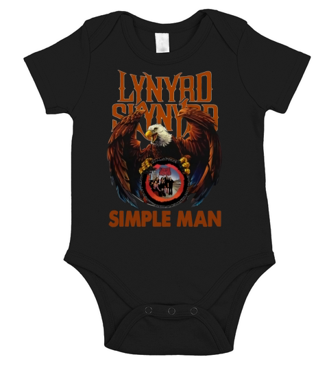 Eagle Lynyrd Skynyrd Simple Man shirt - Ladies Flowy Tank Short Sleeve Baby One-Piece