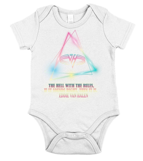 Eddie Van Halen Quote Short Sleeve Baby One-Piece